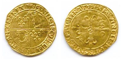 null FRANÇOIS Ier 1515 - 1547 (2e période 1540-1547) Écu d'or au Soleil du Dauphiné...