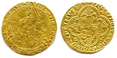 null JEAN II LE BON 1350-1364 Franc à cheval d'or émis le 5 décembre pour payer la...