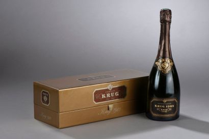 null 1 bouteille CHAMPAGNE Krug 1989 Coffret