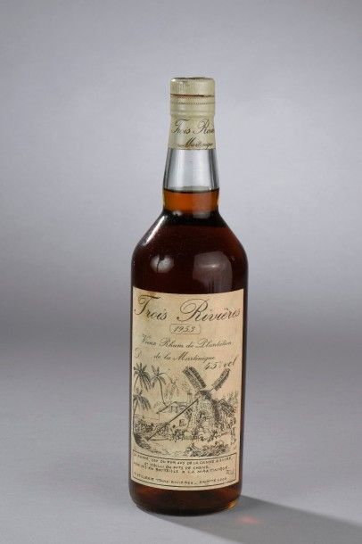 null 1 bouteille RHUM Trois Rivières 1953