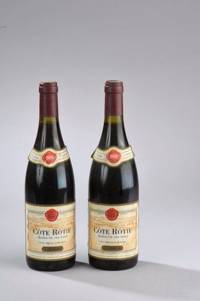 null 2 bouteilles CÔTE-RÔTIE, "Brune et Blonde", Guigal 1988 