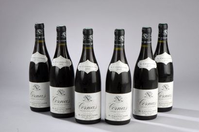 null 6 bouteilles CORNAS, Chapoutier 1995