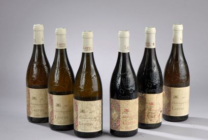 null 6 bouteilles CHÂTEAUNEUF-DU -PAPE, "Laurus", Gabriel Meffre 1998 (es, elt)