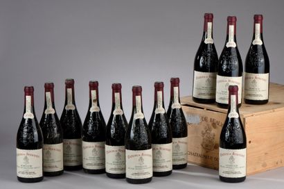 null 12 bouteilles CHÂTEAUNEUF-DU -PAPE, Beaucastel 2000 cb