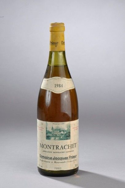 null 1 bouteille MONTRACHET, J. Prieur 1984 (es, TLB)