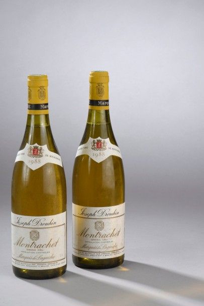 null 2 bouteilles MONTRACHET, "Marquis de Laguiche", J. Drouhin 1988 (es)