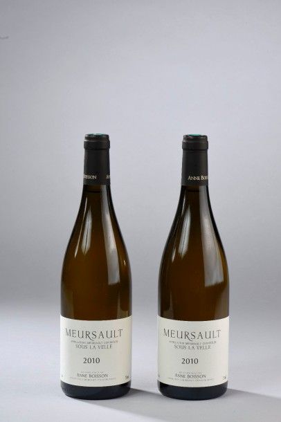 null 2 bouteilles MEURSAULT "Sous la Velle", Anne Boisson 2010