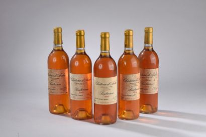 null 5 bouteilles Château d'ARCHE, 2° cru Sauternes 1989 (es)