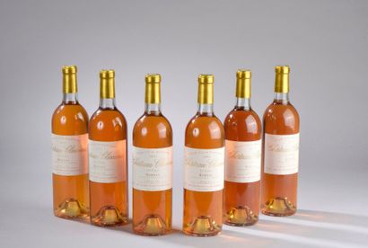 null 6 bouteilles Château CLIMENS, 1er cru Barsac 2002