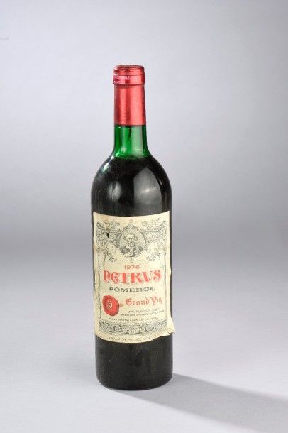null 1 bouteille PETRUS, Pomerol 1976 (ela, elt, TLB)