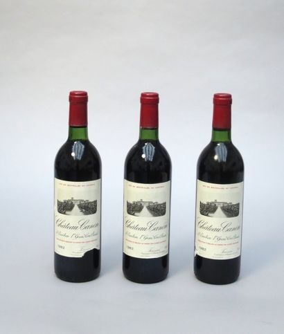 null 3 bouteilles Château CANON, 1° cgrand cru St-Emilion 1982 (1 ea)