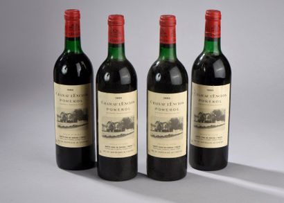 null 4 bouteilles Château L'ENCLOS, Pomerol 1982 (es, LB)