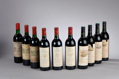 null Ensemble de 10 bouteilles : 4 bouteilles Château MALMAISON, Moulis (Nadine de...