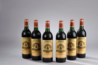 null 6 bouteilles Château ANGELUS, 1er Grand Cru St-Emilion 1994