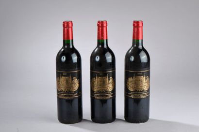 null 3 bouteilles Château PALMER, 3° cru Margaux 2001