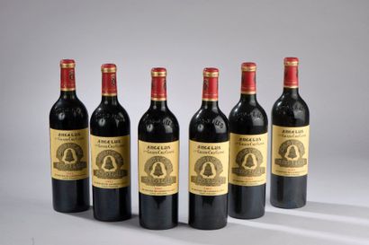 null 6 bouteilles Château ANGELUS, 1er Grand Cru St-Emilion 2002