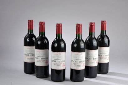 null 6 bouteilles Château LYNCH-BAGES, 5ème cru Pauillac 2002