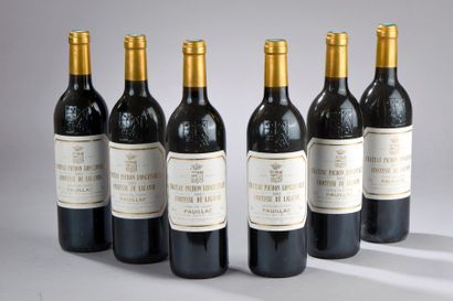 null 6 bouteilles Château PICHON-LONGUEVILLE-COMTESSE, 2° cru Pauillac 2002 (els...