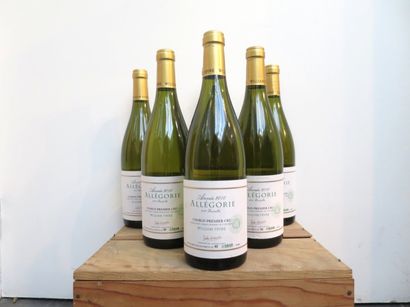 null Six bouteilles CHABLIS 1er cru "Allégorie", William Fevre 2010