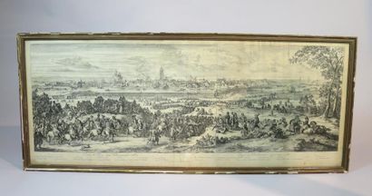 null Romeyn DE HOOGHE (1645-1708), "L'Entrée du Roy dans Dunkerque", gravure en noir...