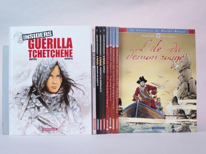 null Ensemble de dix albums de bande dessinée des séries LA JEUNESSE DE BARBE ROUGE...