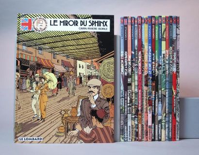null VICTOR SACKVILLE ensemble de dix-huit albums de bandes-dessinées par CARIN RIVIERE...