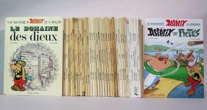 null ASTERIX LE GAULOIS ensemble trente-quatre albums de bandes dessinées par GOSCINNY...