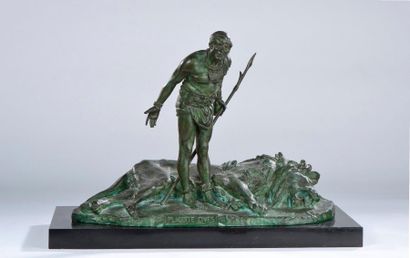 null Jean-Léon GÉROME (Vesoul, 1824 - Paris, 1904). / Le gladiateur acclamé. / Bronze...