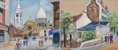 null Lucien GÉNIN (Rouen, 1894 - Paris, 1953). / Montmartre et le Lapin Agile. /...
