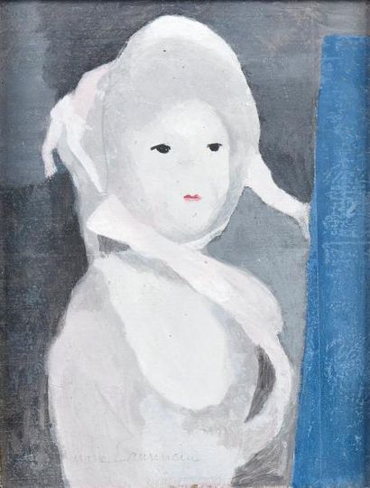 null Marie LAURENCIN (Paris, 1883 - Paris, 1956). / Le bonnet rose, vers 1919-20....