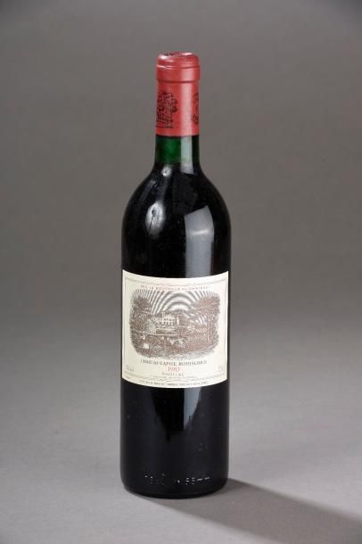 null 1 bouteille CH. LAFITE-ROTHSCHILD, 1° cru Pauillac 1983 (etlt) 
