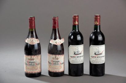 null 2 bouteilles CH. BEYCHEVELLE, 4° cru Saint-Julien 1988 (els, elt, on y joint...