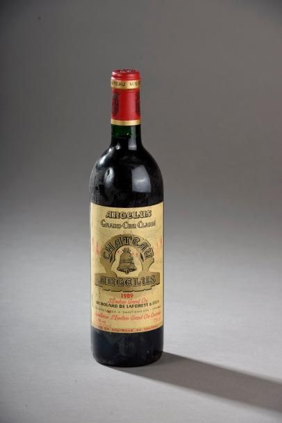 null 1 bouteille CH. ANGELUS, 1° Grand Cru St-Emilion 1989 (els, ela) 