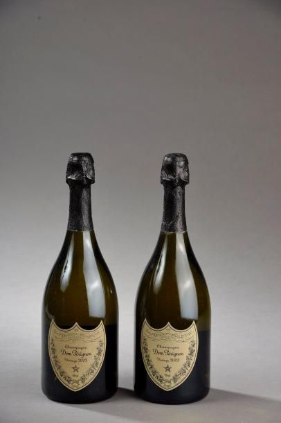 null 2 bouteilles CHAMPAGNE "Dom Pérignon", Moët & Chandon 2003