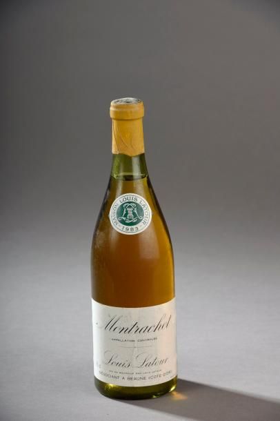 null 1 bouteille MONTRACHET, L. Latour 1983 (es) 