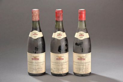 null 3 bouteilles CHARMES-CHAMBERTIN, Calvet 1969 (es, 1 TLB) 