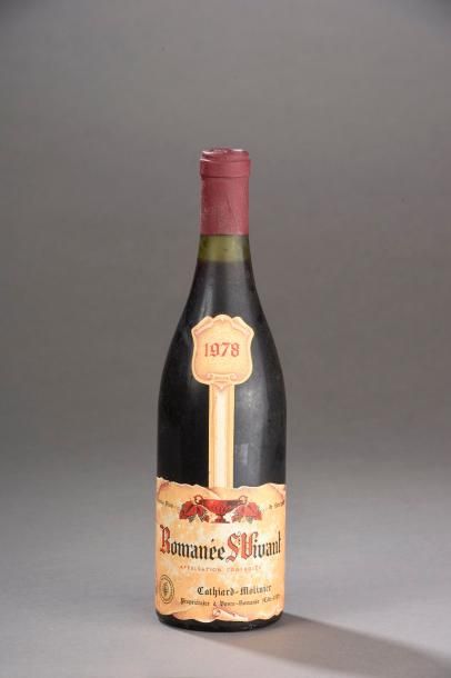 null 1 bouteille ROMANEE-ST-VIVANT, Cathiard-Molinier 1978