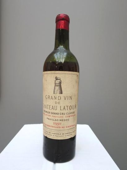 null 1 bouteille Cha?teau LATOUR, 1er cru Pauillac 1950 (B)