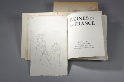 null COCTEAU & GUILLAUME. Les Reines de la France. S. l. [1949], Les Francs-Bibliophiles,...