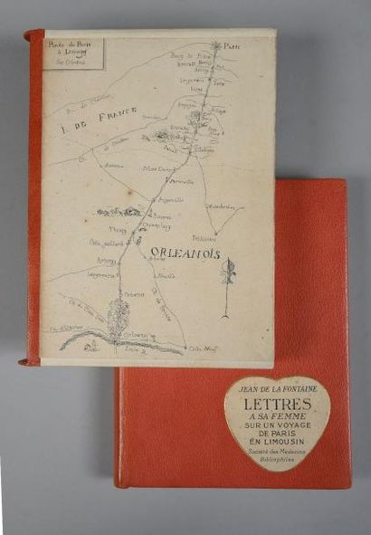 null La FONTAINE (Jean de). Lettres à sa femme sur un voyage de Paris en Limousin....