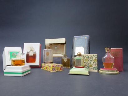 null Divers parfumeurs (années 1940)
Lot comprenant treize flacons des maisons YARDLEY,...