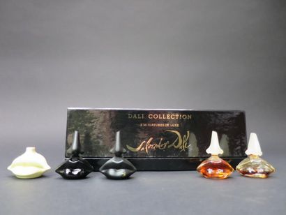 null DALI Collection
Coffret de cinq miniatures de luxe. 
Flacons entamés ou vides....