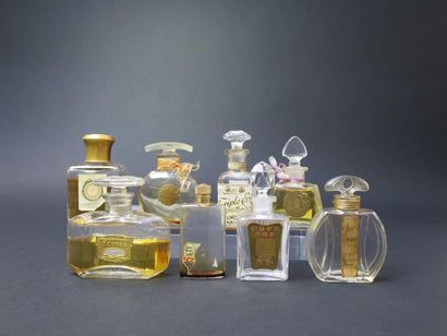 Divers parfumeurs (années 1910) 
Lot comprenant...