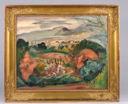 null Emile-Othon FRIESZ (Le Havre, 1879 - Paris, 1949).

Paysage d’automne, 1926.

Toile...