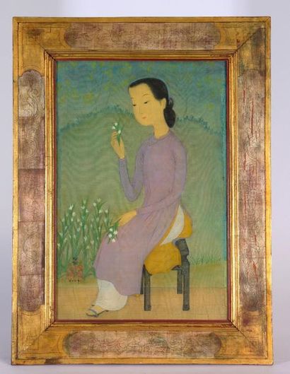 null Trung Thu MAI (Rho-Nha, Viêt Nam, 1906 - Paris, 1980) dit MAI-THU.

Jeune femme...