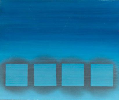 null Georges AUTARD (né en 1951 à Cannes).

Compositions abstraites en bleu (petits...