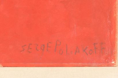 null Serge POLIAKOFF (1900 - 1969).

Diptyque, 1964.

Gouache sur papier signée en...