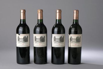 null 4 bouteilles Château DASSAULT, Grand Cru St-Emilion 1988 , 1 ea.