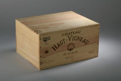 null 6 bouteilles Château HAUT VIGNEAU, Graves 1999 cb.