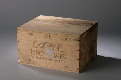 null 6 bouteilles Château LYNCH-BAGES, 5° cru Pauillac 2000 cb.